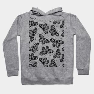 Paper kite butterfly pattern Hoodie